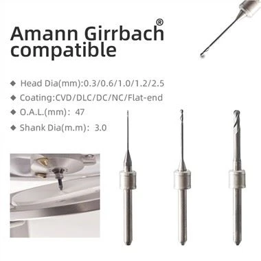 Vsmile Dental Milling Burs For Amann Girrbach